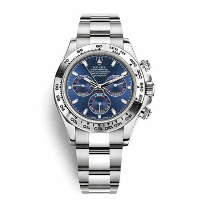 Rolex Daytona Cosmograph 116509 "White Gold Blue Dial" Mirror Clone Quality