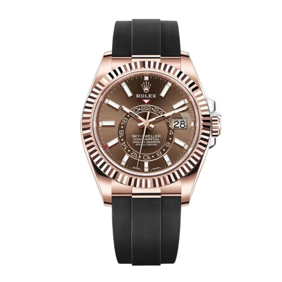 rolex-sky-dweller-chocolate-replica-1 Rolex Sky-Dweller 326235 "Chocolate Dial" Exact Duplicate Quality - Image 1
