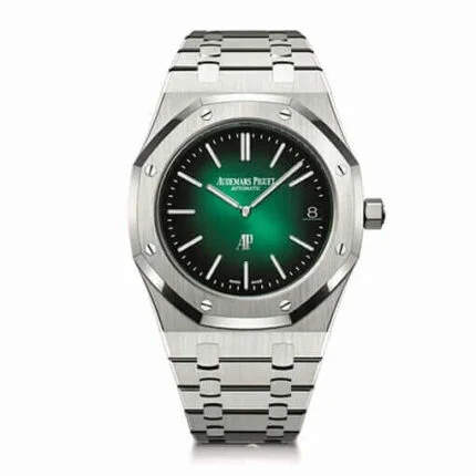 Audemars Piguet Royal Oak "Jumbo" Extra-Thin 16202ST "Green Dial" First-Class Clone