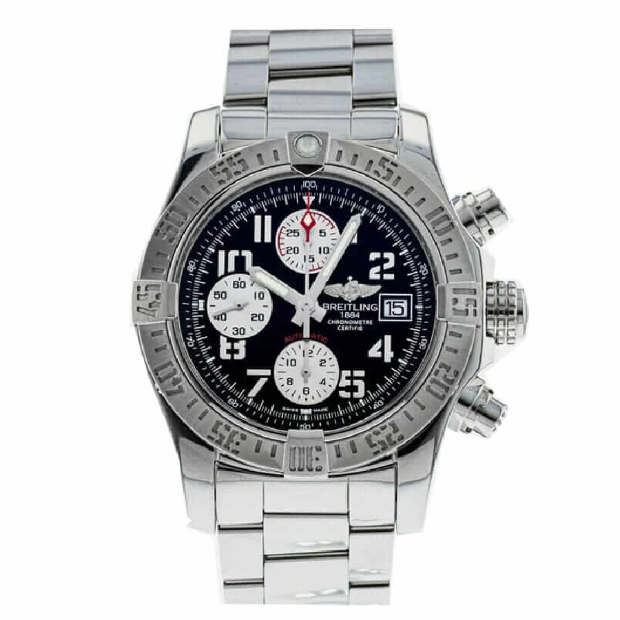 Breitling-Super-A13370-Replica3 Breitling Super Avenger II A13370 "Black Dial" Premium Duplicate Edition - Image 1