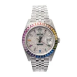 Rolex Datejust 126300 "Iced Out Rainbow" True Clone 1:1