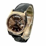 Rolex Day-Date 128238 "Black Leather" Super Accurate Clone - Image 2