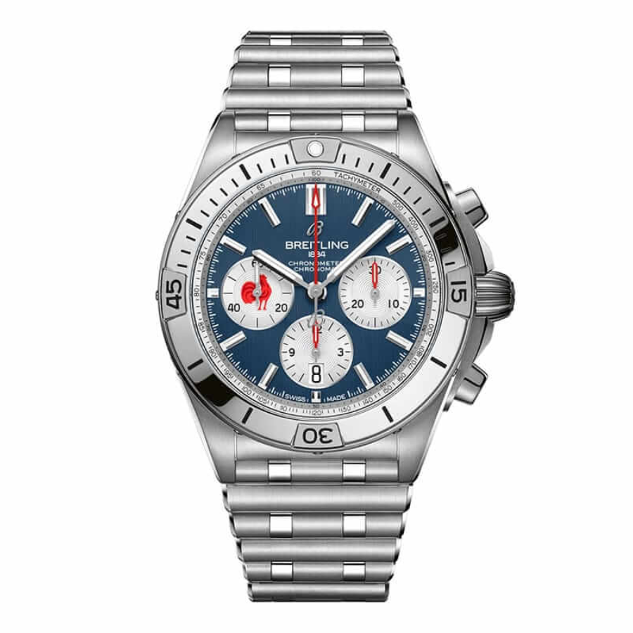 Breitling-Six-Nations-France-Replica Breitling Chronomat B01 "Six Nations France" AB01442A1A1A1 Authentic Replica Edition - Image 1