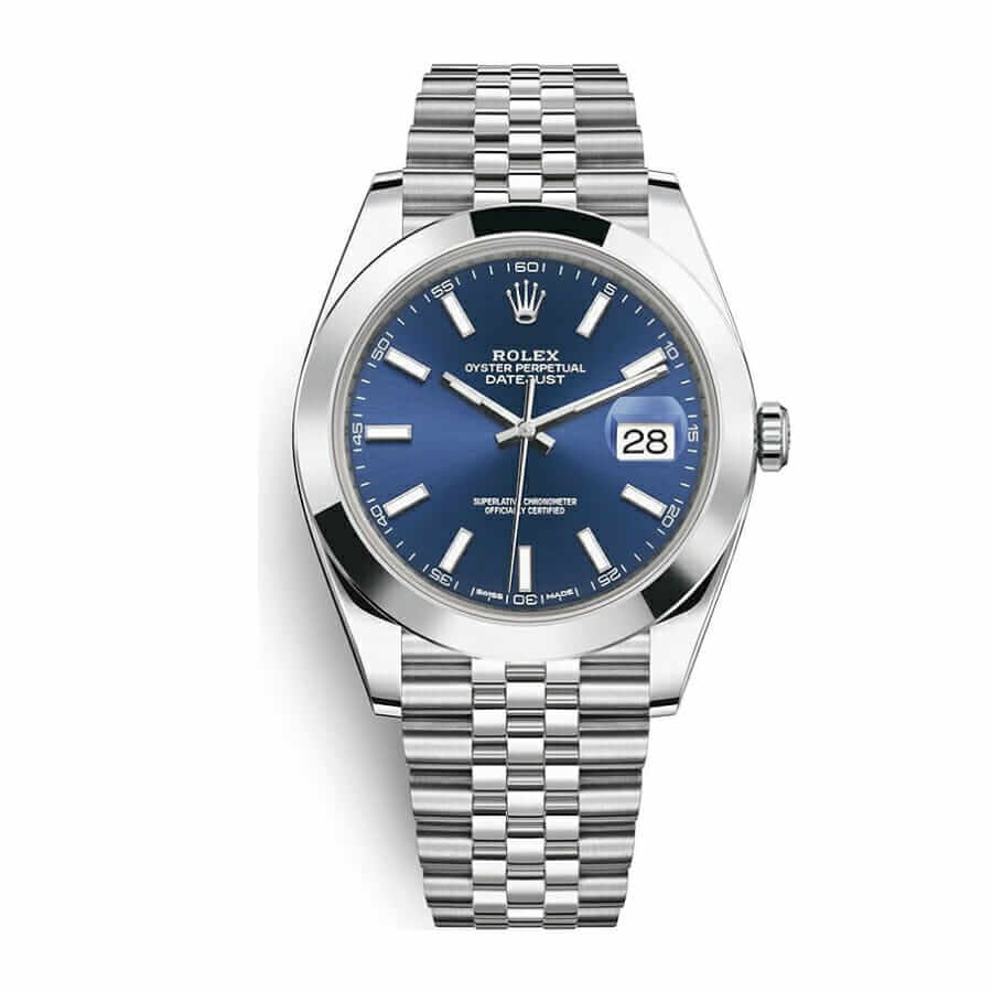 rolex-datejust-oyster-datejust-ii-steel-white-gold-126234-blue-dial-replica-main Rolex Datejust 126300 "Blue Dial" Ultra Precision Replica - Image 1