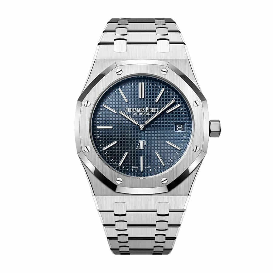 audemars-piguet-15202st_unitedluxury Audemars Piguet Royal Oak "Jumbo" Extra-Thin 16202ST.OO.1240ST.01 Super Accurate Clone - Image 1