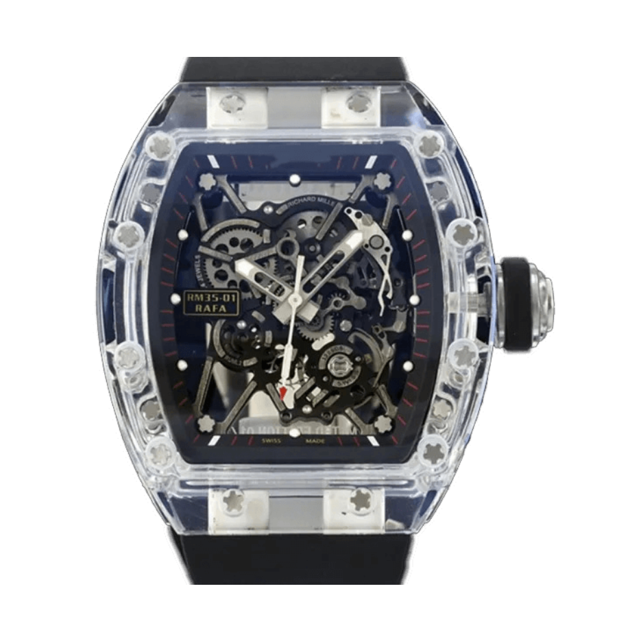 Richard-Mille-35-01-Black-Replica-3 Richard Mille RM 35-01 "Black Carbon TPT" Signature Replica 1:1 - Image 1
