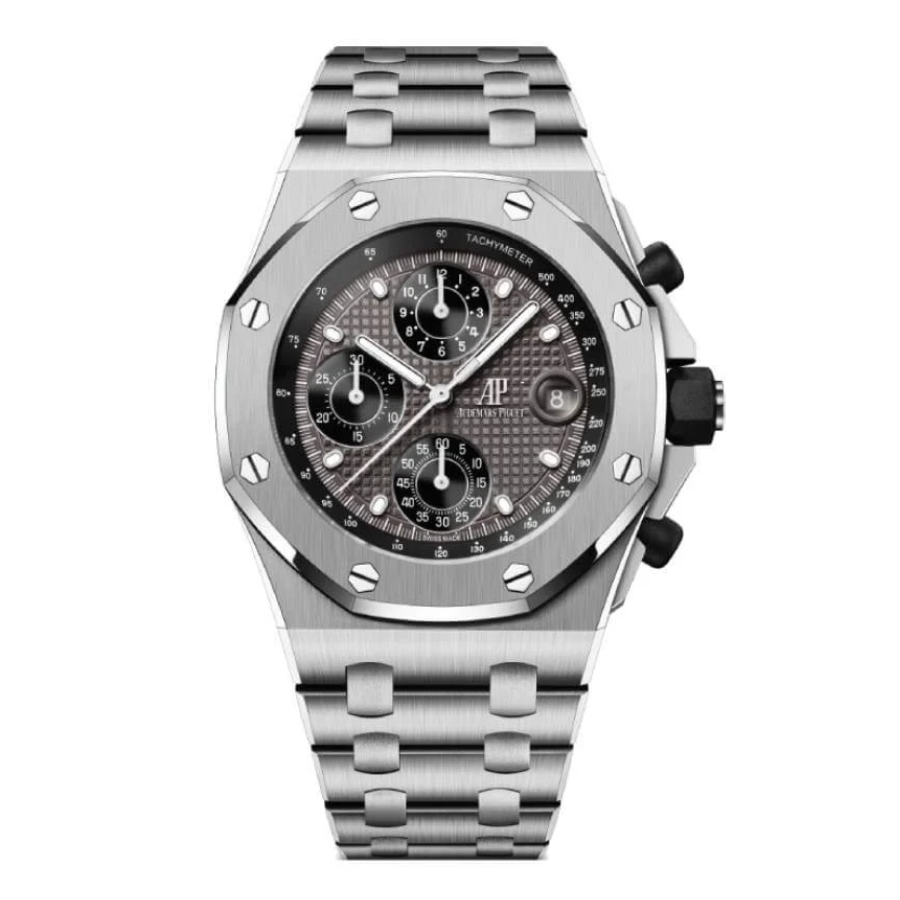 Audemars-Piguet-Royal-Oak-Offshore-Grey-Dial-26238-Replica-1 Audemars Piguet Royal Oak Offshore 26238 "Flyback" Replica - Image 1