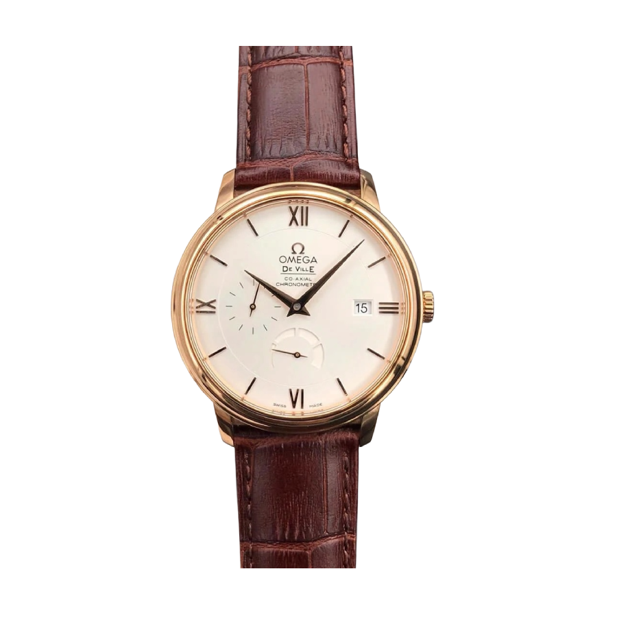 omega-de-ville-silver-dial-replica-7 Omega De Ville Brown Leather Strap 424.53.40.21.02.001 Top Replica 1:1 - Image 1