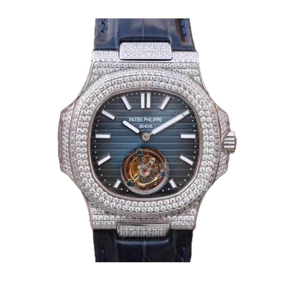 patek-philippe-nautilus-tourbillion-blue-dial-5711-jumbo-replica-1 Patek Philippe Nautilus 5711 Tourbillon "Jumbo" Blue Dial Super Accurate Clone - Image 1