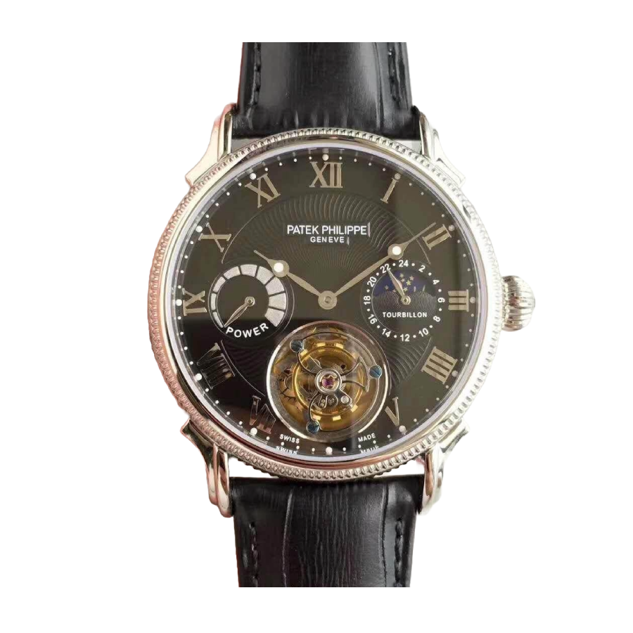 patek-philippe-tourbillion-moonphase-black-dial-replica-6 Patek Philippe Tourbillon Moonphase Black Dial Elite Clone Edition - Image 1