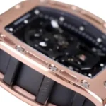 Richard Mille RM 52-01 Tourbillon "Skull" Dial Rose Gold Detailed Replica - Image 4