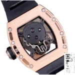 Richard Mille RM 52-01 Tourbillon "Skull" Dial Rose Gold Detailed Replica - Image 6