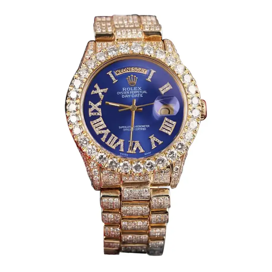 Yeni-Proje-2026-01-20T181847.034 Rolex Day-Date 18038 "Iced Out" Hight Fidelty Super Clone - Image 1
