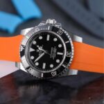 Rolex - Submariner -  Rubber Strap - Orange - Image 3