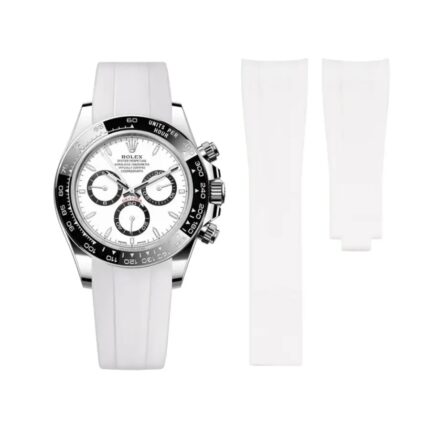 Rolex - Daytona -  Rubber Strap - White