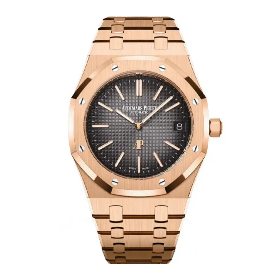 Yeni Proje - 2026-03-11T205736.440 Audemars Piguet Royal Oak Rose Gold 16202OR.OO.1240OR.02 Super Clone - Image 1