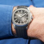 Patek Philippe - Aquanaut -  Rubber Strap - Curved - Black - Image 2