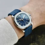 Patek Philippe - Aquanaut -  Rubber Strap - Straight - Blue - Image 2