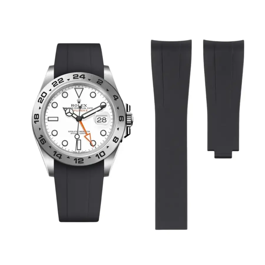 Yeni Proje - 2026-03-27T222148.144 Rolex - Explorer II - Rubber Strap - Black - Image 1