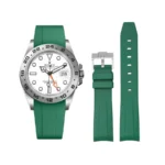 Rolex - Explorer II -  Rubber Strap - Green