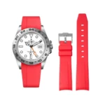 Rolex - Explorer II -  Rubber Strap - Red