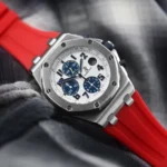 Audemars Piguet - Royal Oak -  Rubber Strap - Red - Image 2
