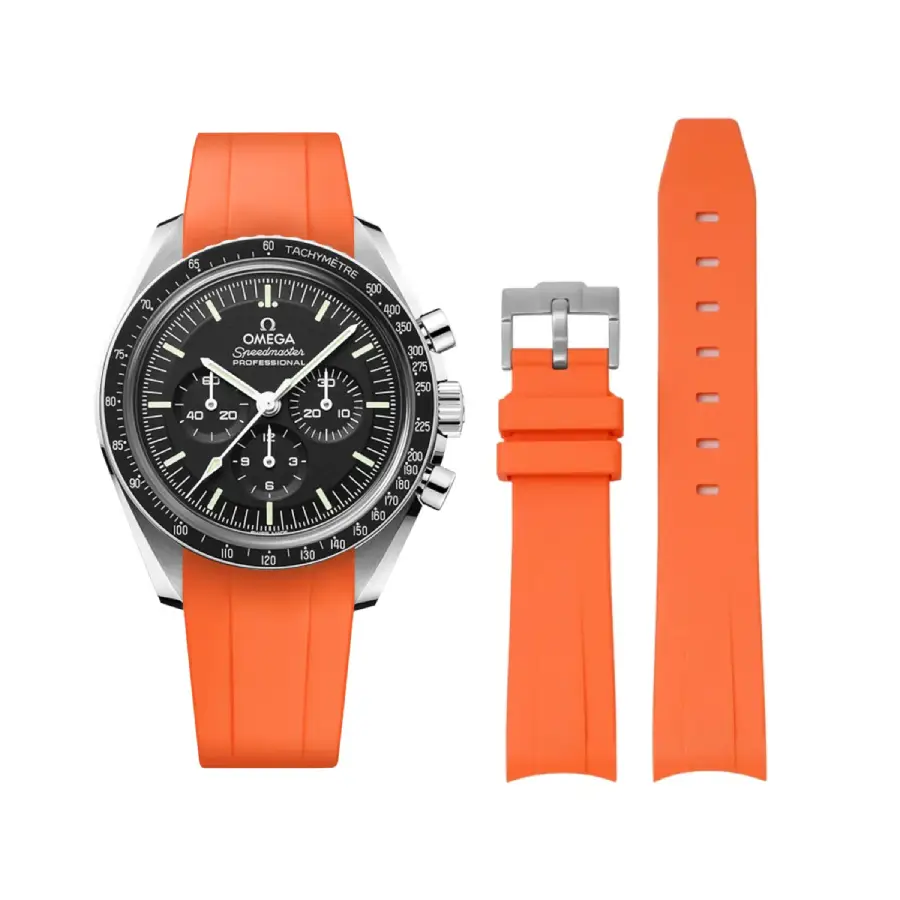 Yeni Proje - 2026-04-04T235850.965 Omega - Speedmaster - Rubber Strap - Orange - Image 1