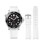 Omega - Seamaster -  Rubber Strap - White