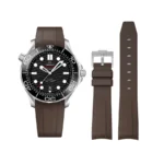 Omega - Seamaster -  Rubber Strap - Brown