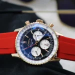 Breitling - Navitimer -  Rubber Strap - Red - Image 2